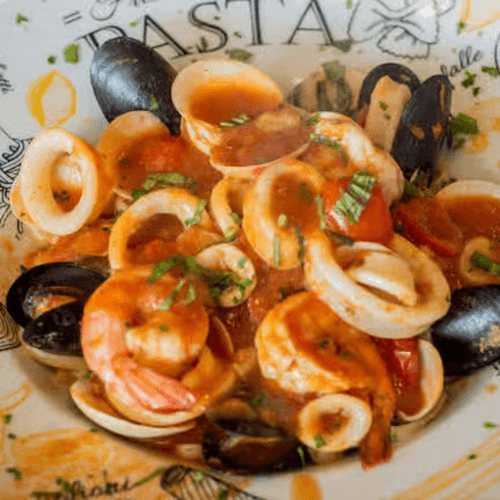 Frutta Di Mare Over Linguini