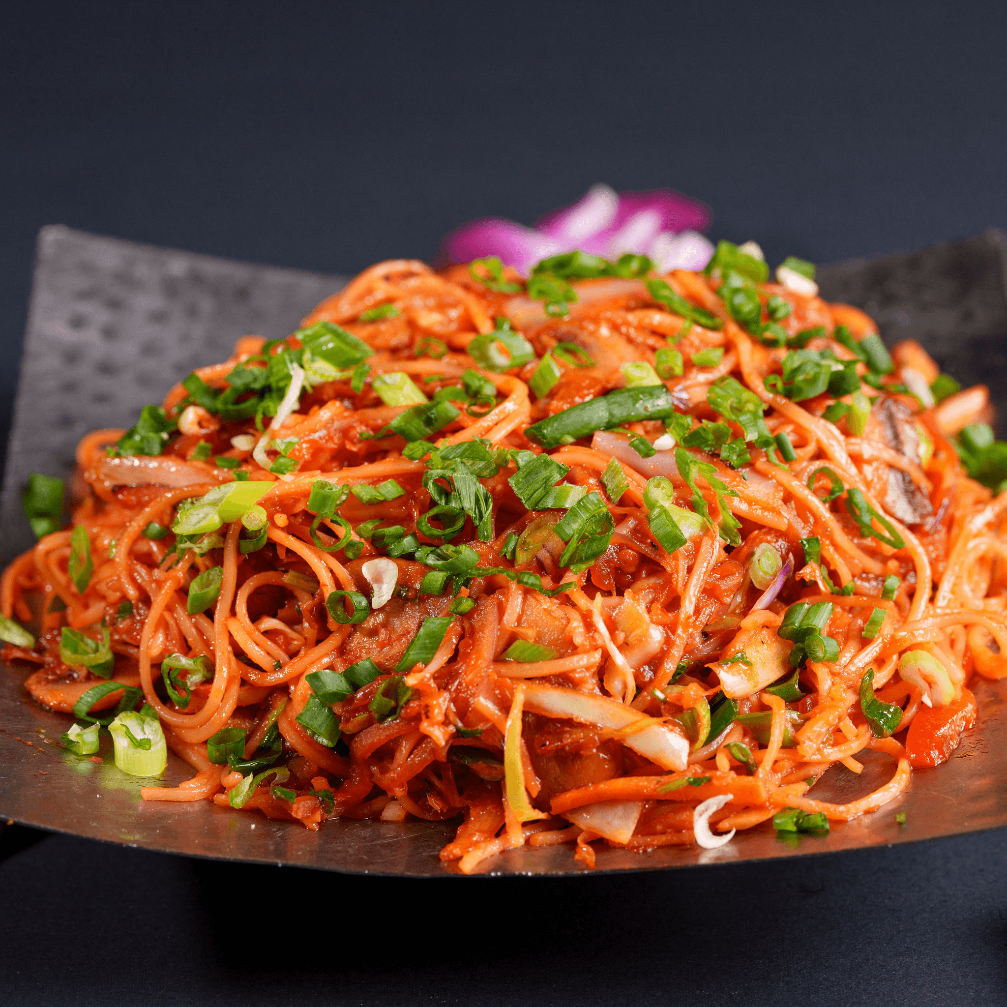 Mushroom Schezwan Noodles
