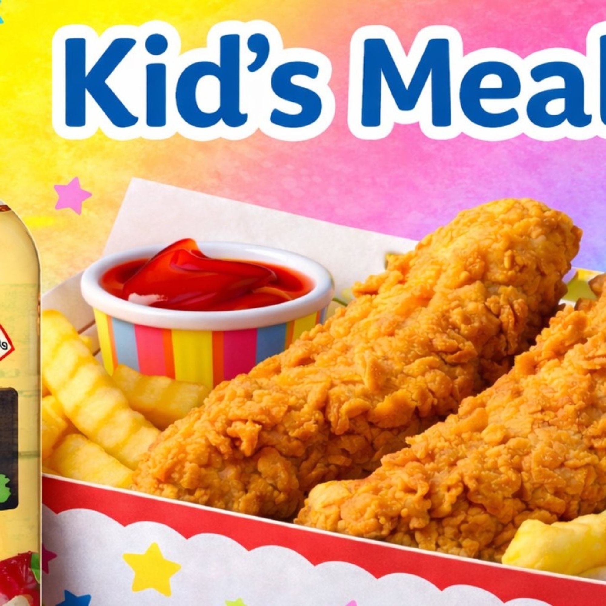 Kid's Tender & Fries & Apple Juice