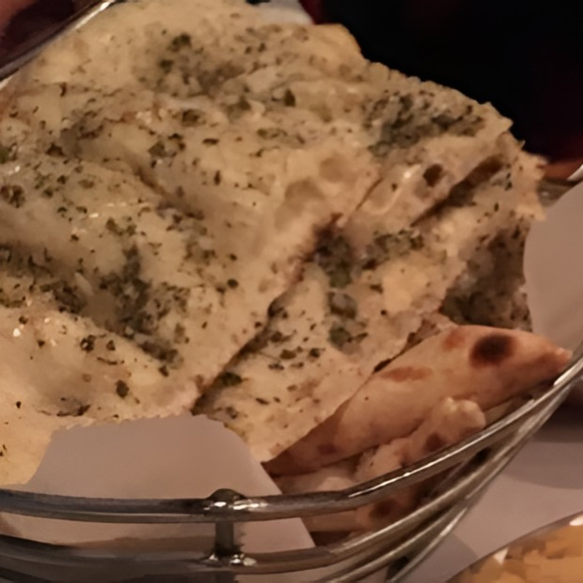 Garlic and Basil Naan