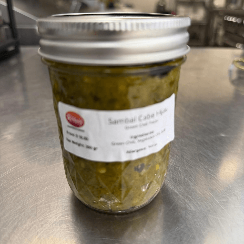 Sambal Hijau in a Jar