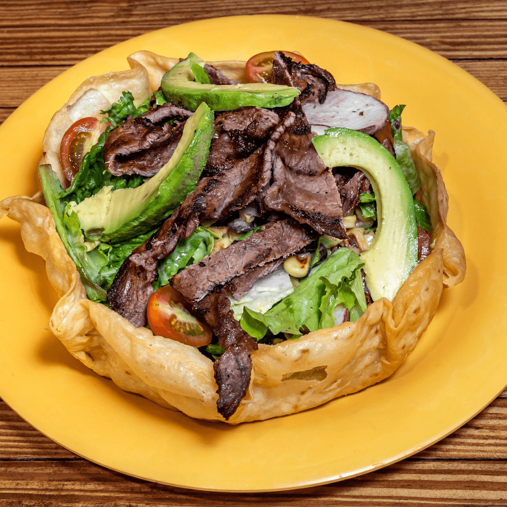 Steak Santa Fe Taco Salad