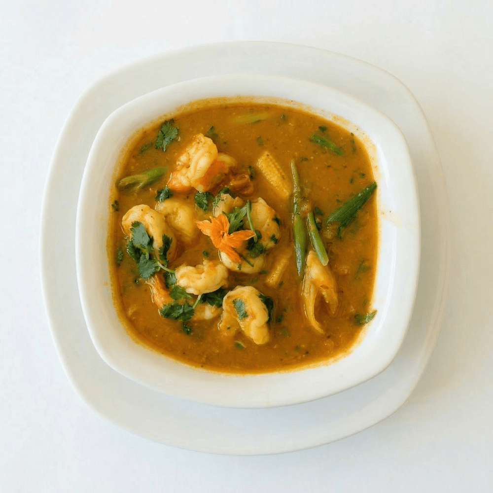 Combo Ihinge Machhako Takari - Black Tiger Prawn Curry