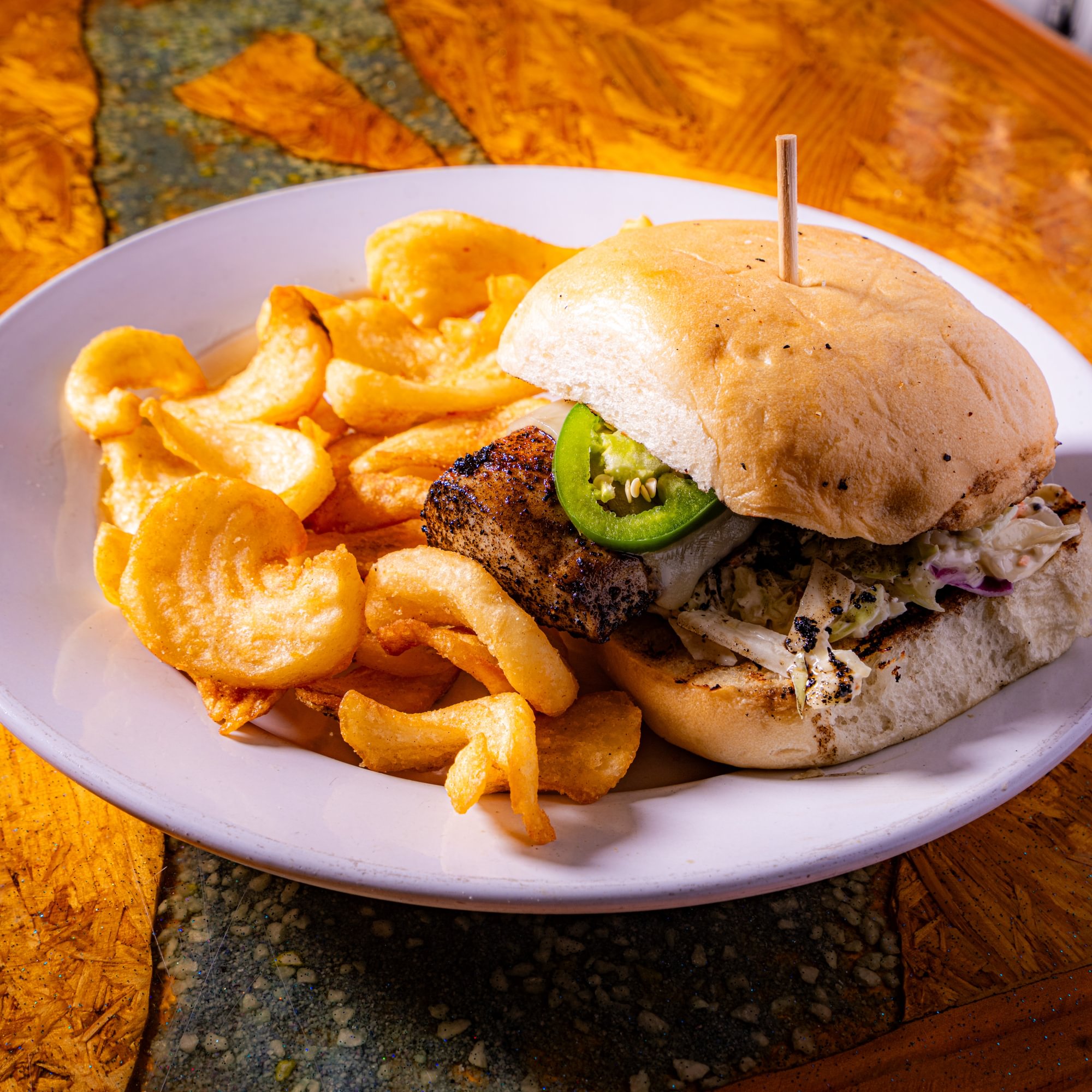 Pier House Jerk Chicken Sandwich