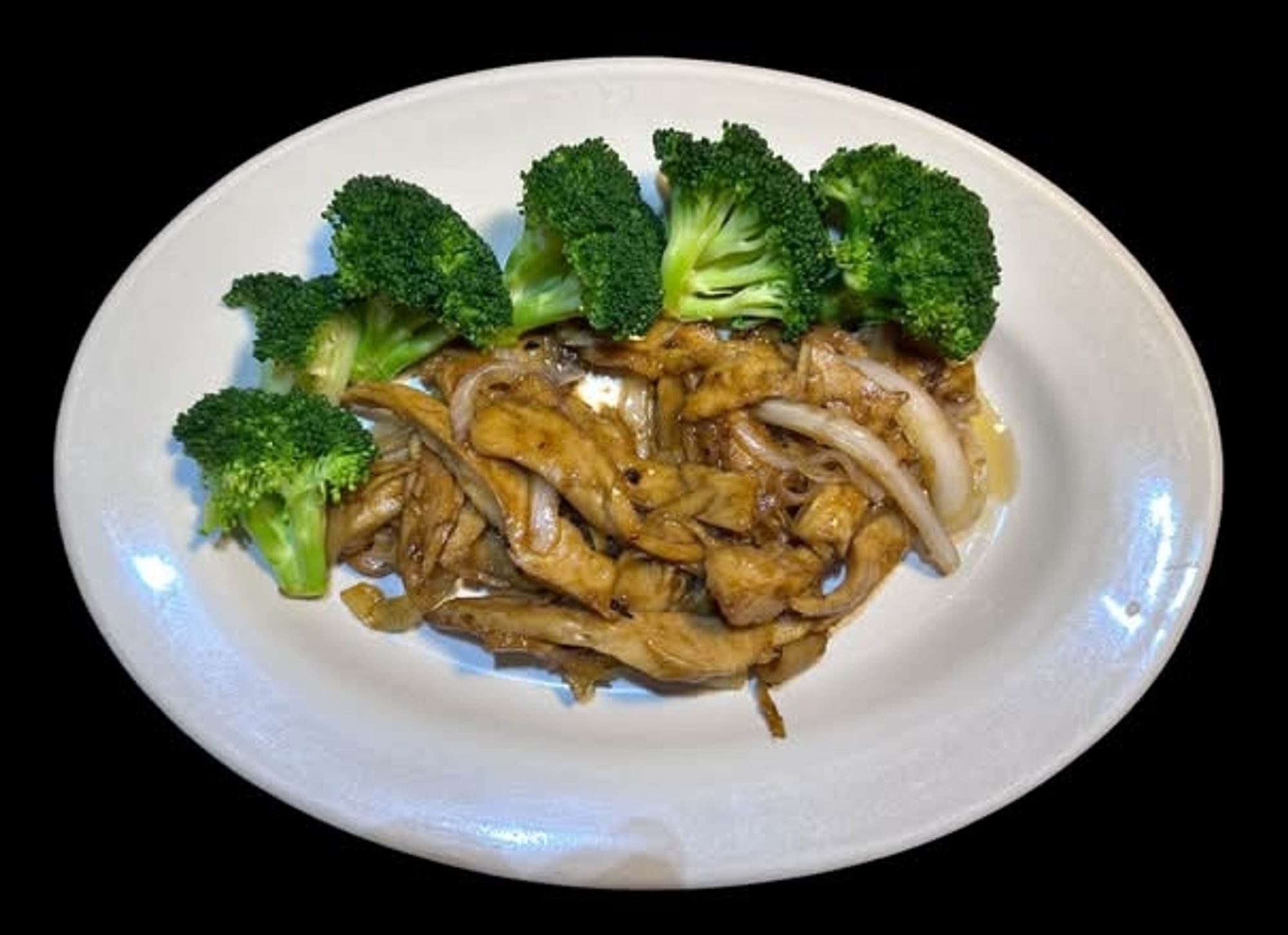 Chicken with Onion/Gà Xào Gừng Hành