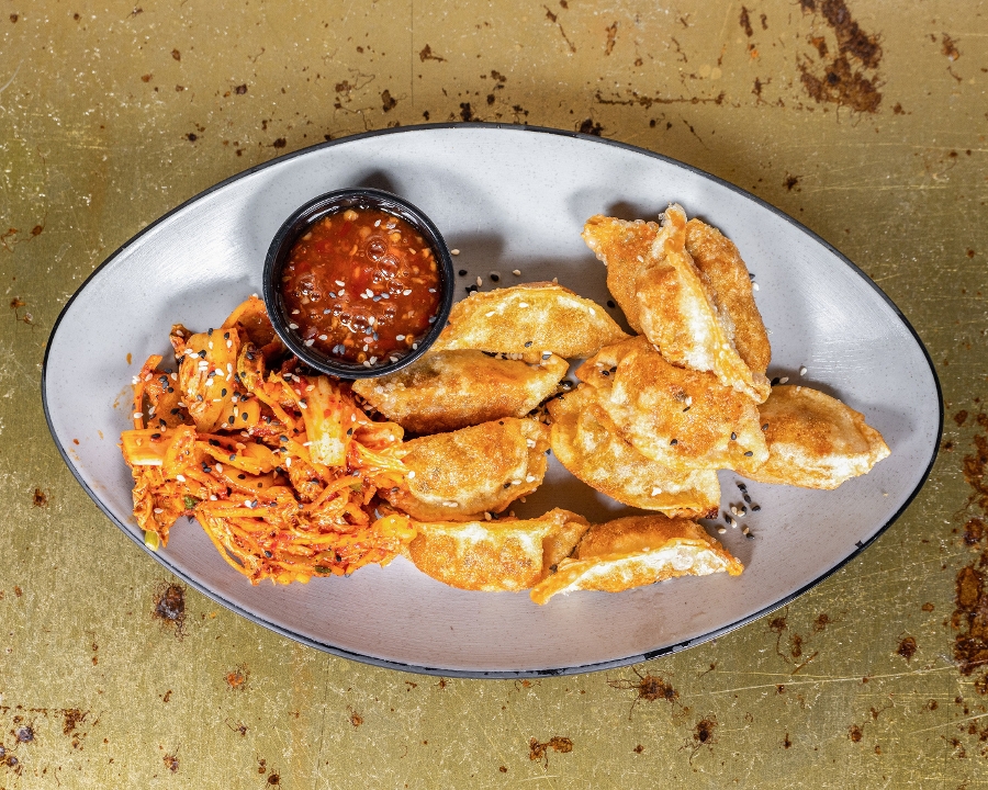 Crispy Kimchi Dumplings