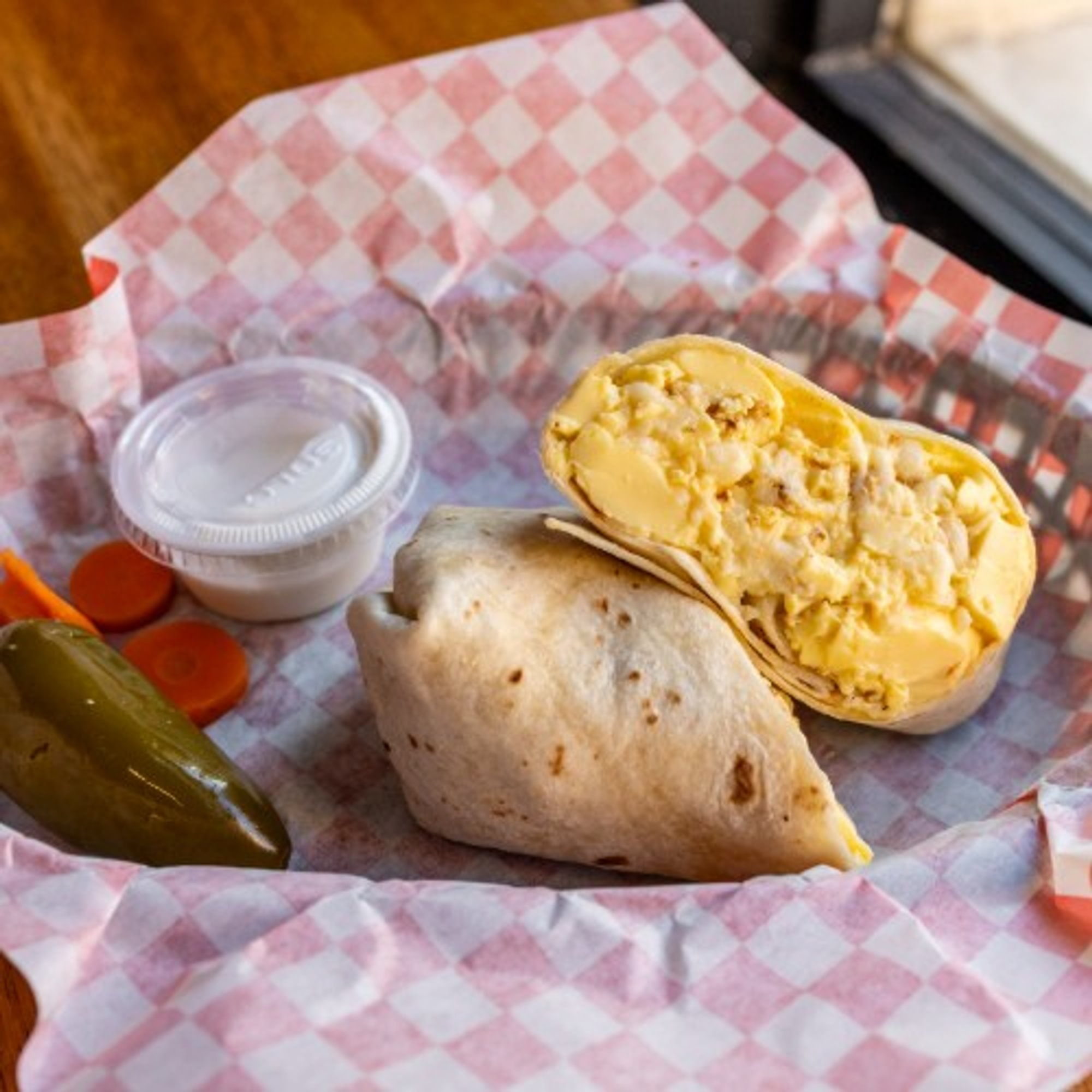 Breakfast Burrito Eggs & Cheese