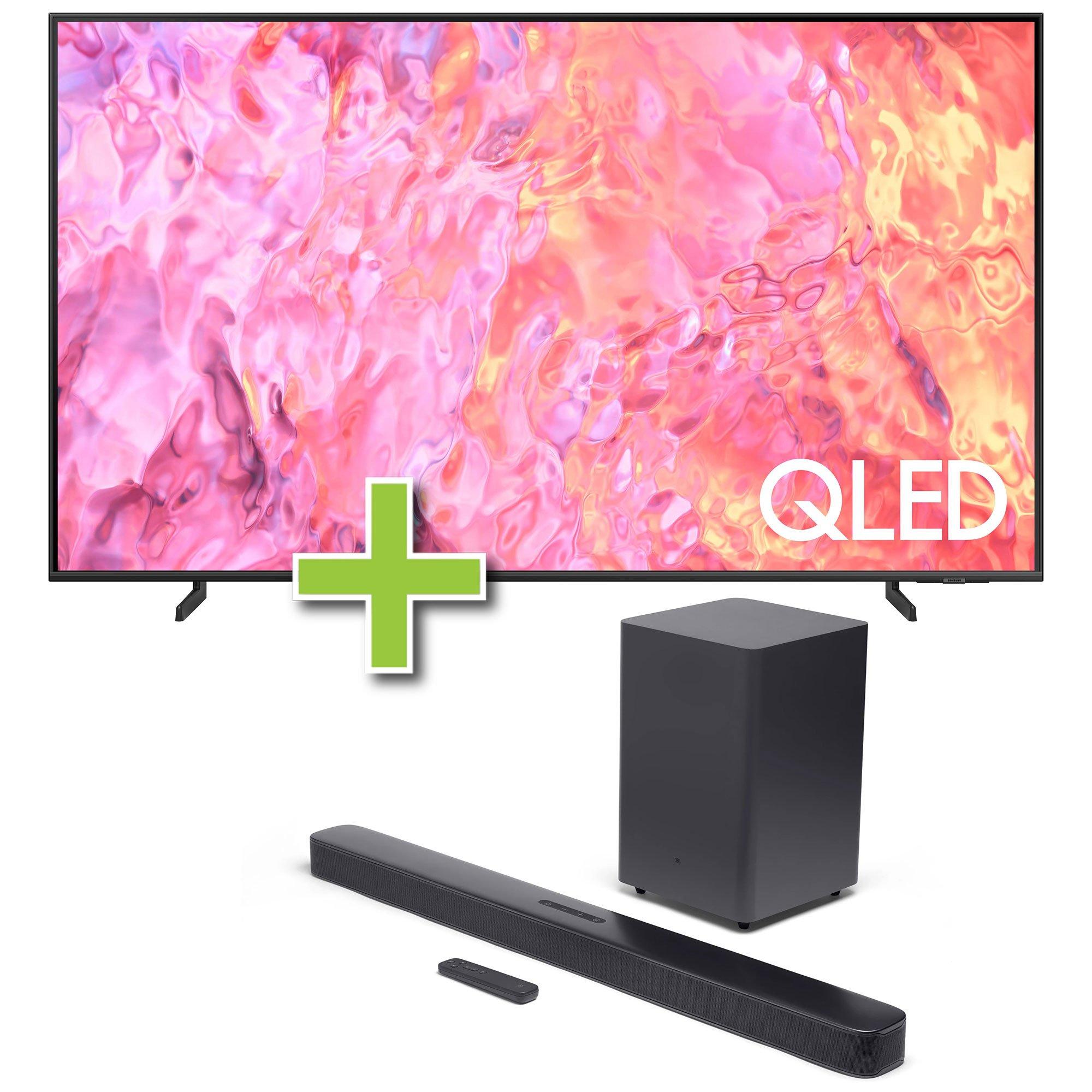 65" Samsung QLED 4K UHD Smart TV & JBL 2.1 ch Soundbar