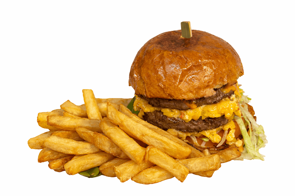 Pimento Double Cheeseburger
