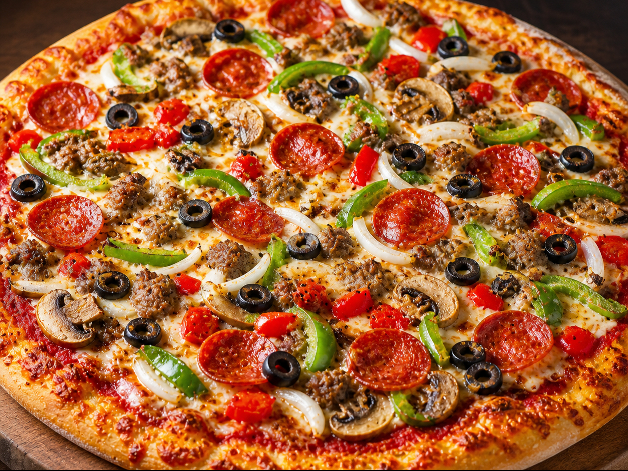Super Supreme Pizza - Small 12in