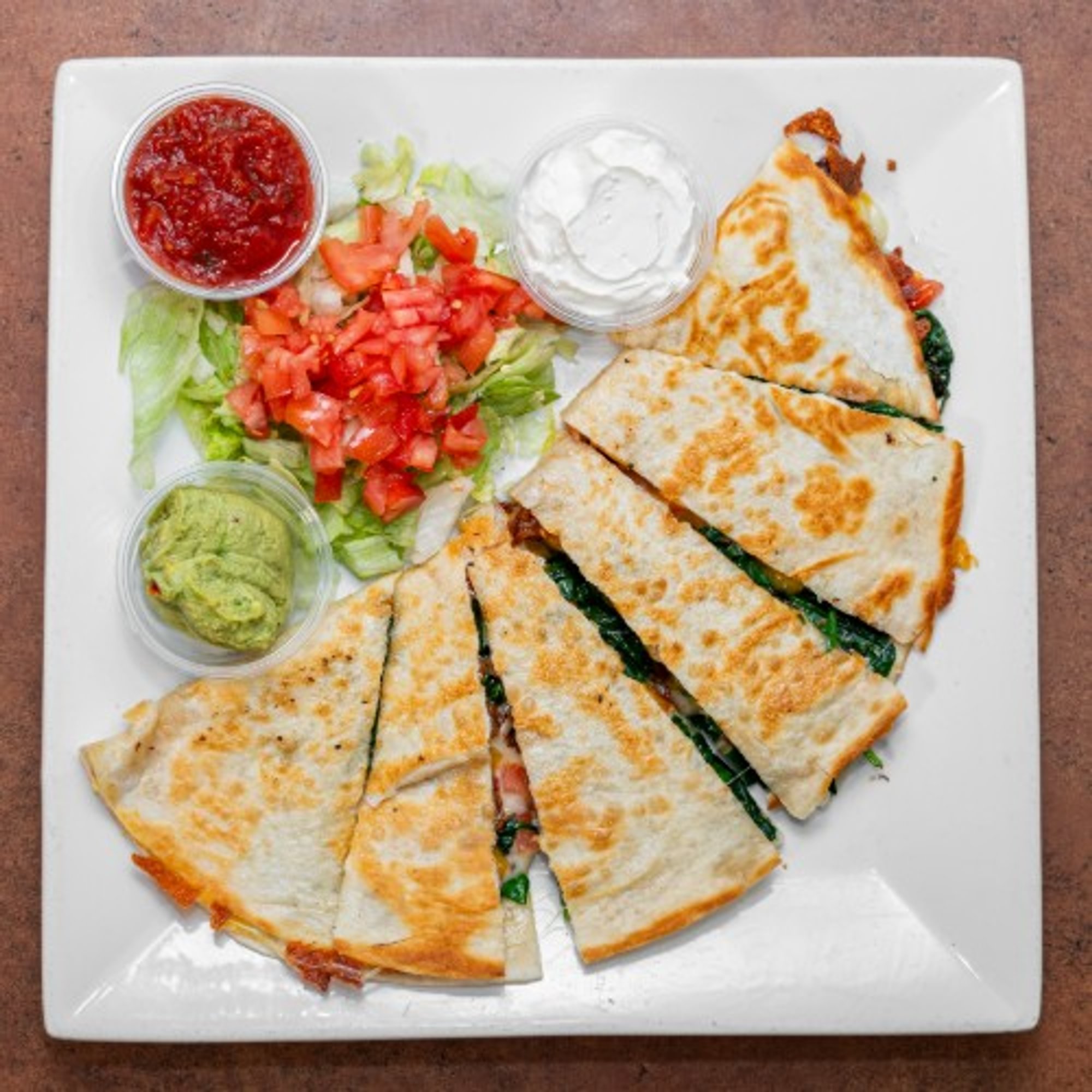 Spinach Quesadillas
