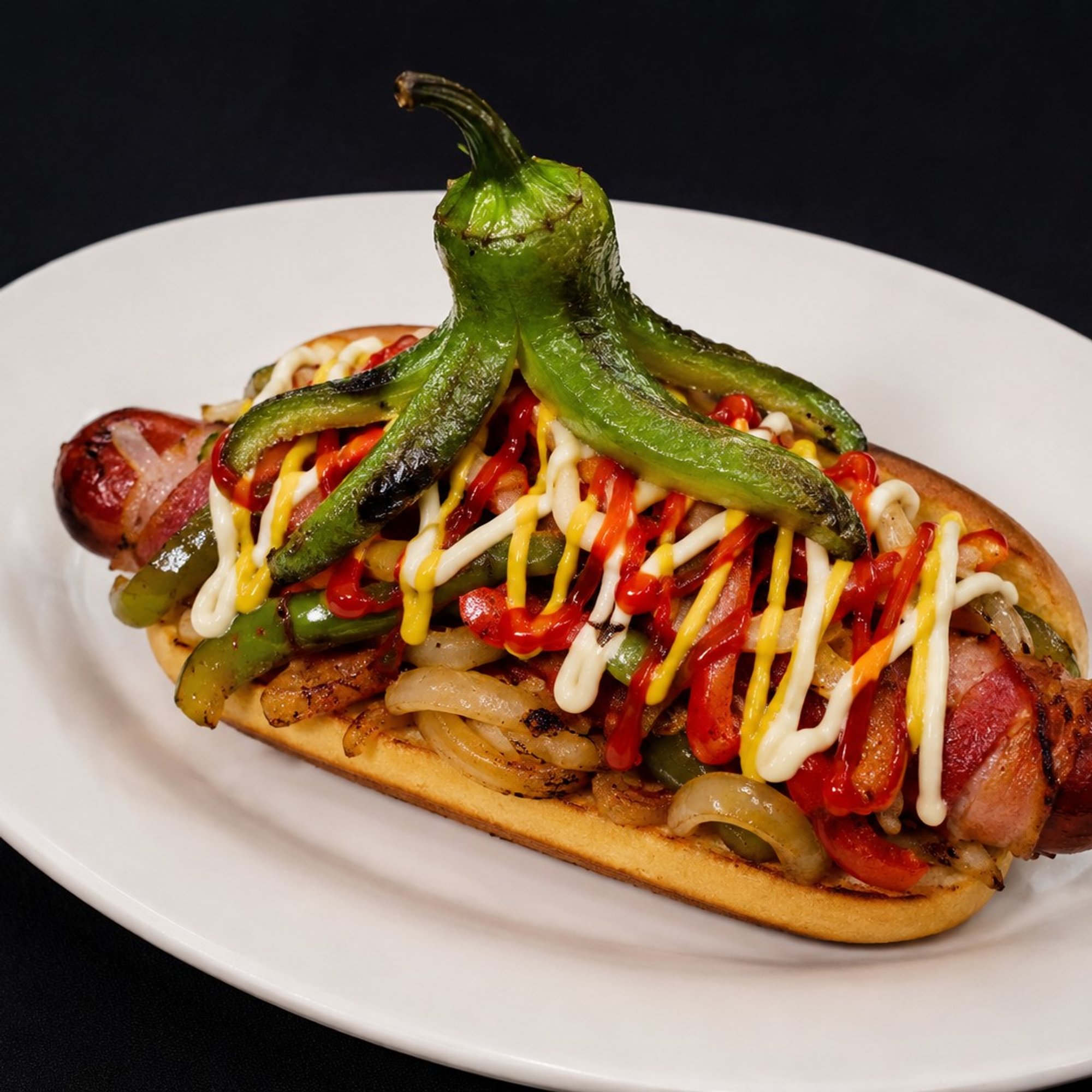 Street Hot Dog w/Bacon
