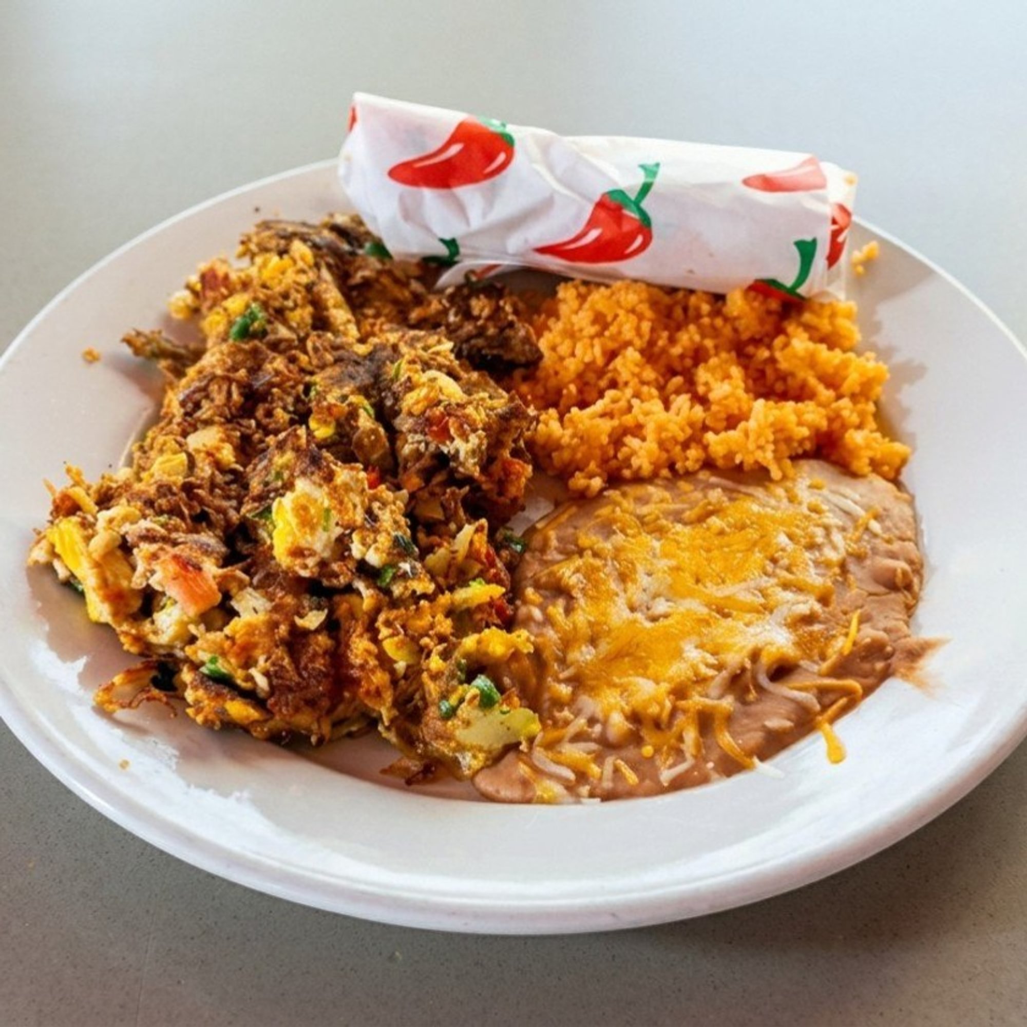 Tiny's Machaca Plate