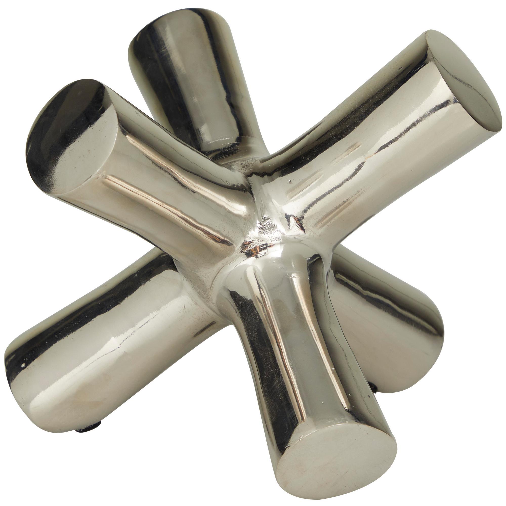 Silver Alum Sabstract Sculpture