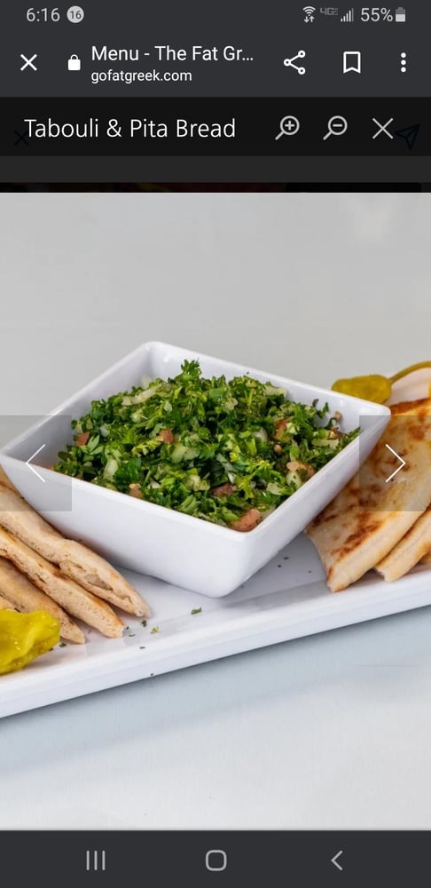 Tabouli With Pita