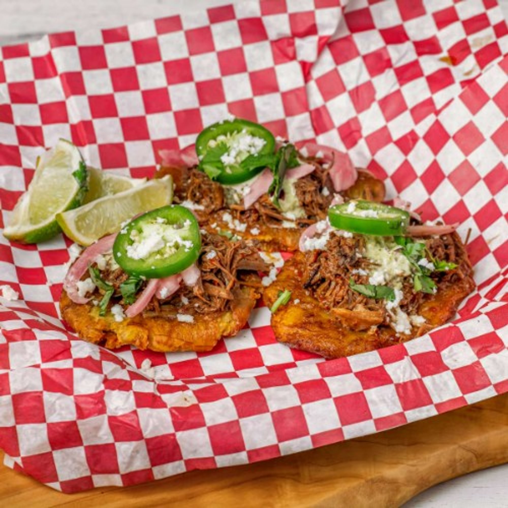 Tostones De Birria