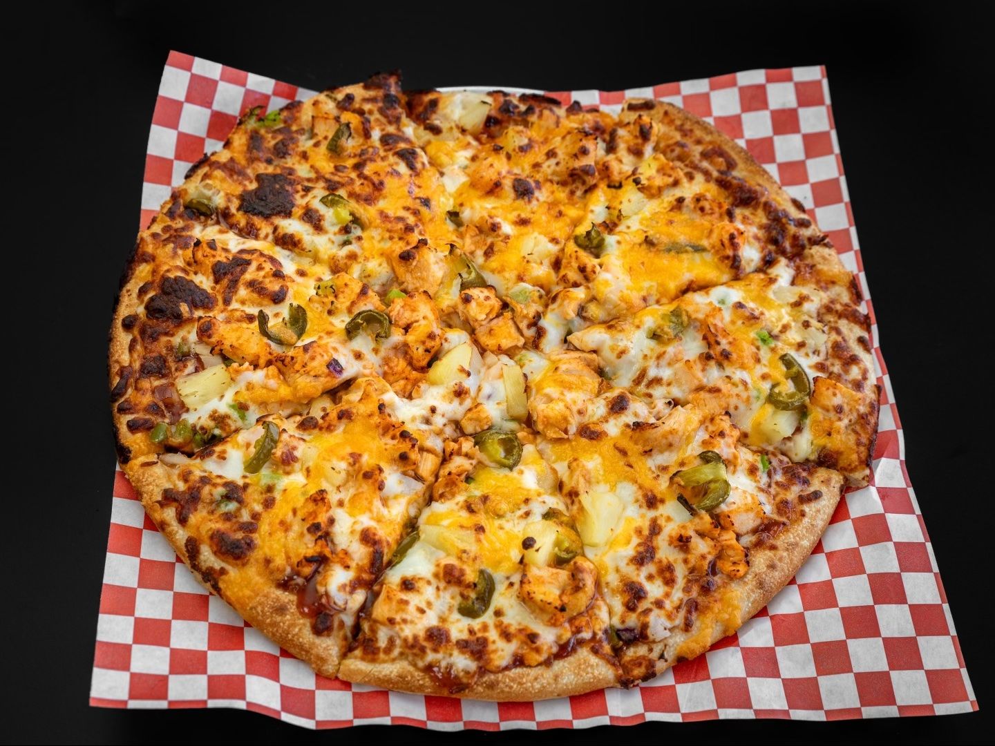 Sriracha Honey Chicken Pizza