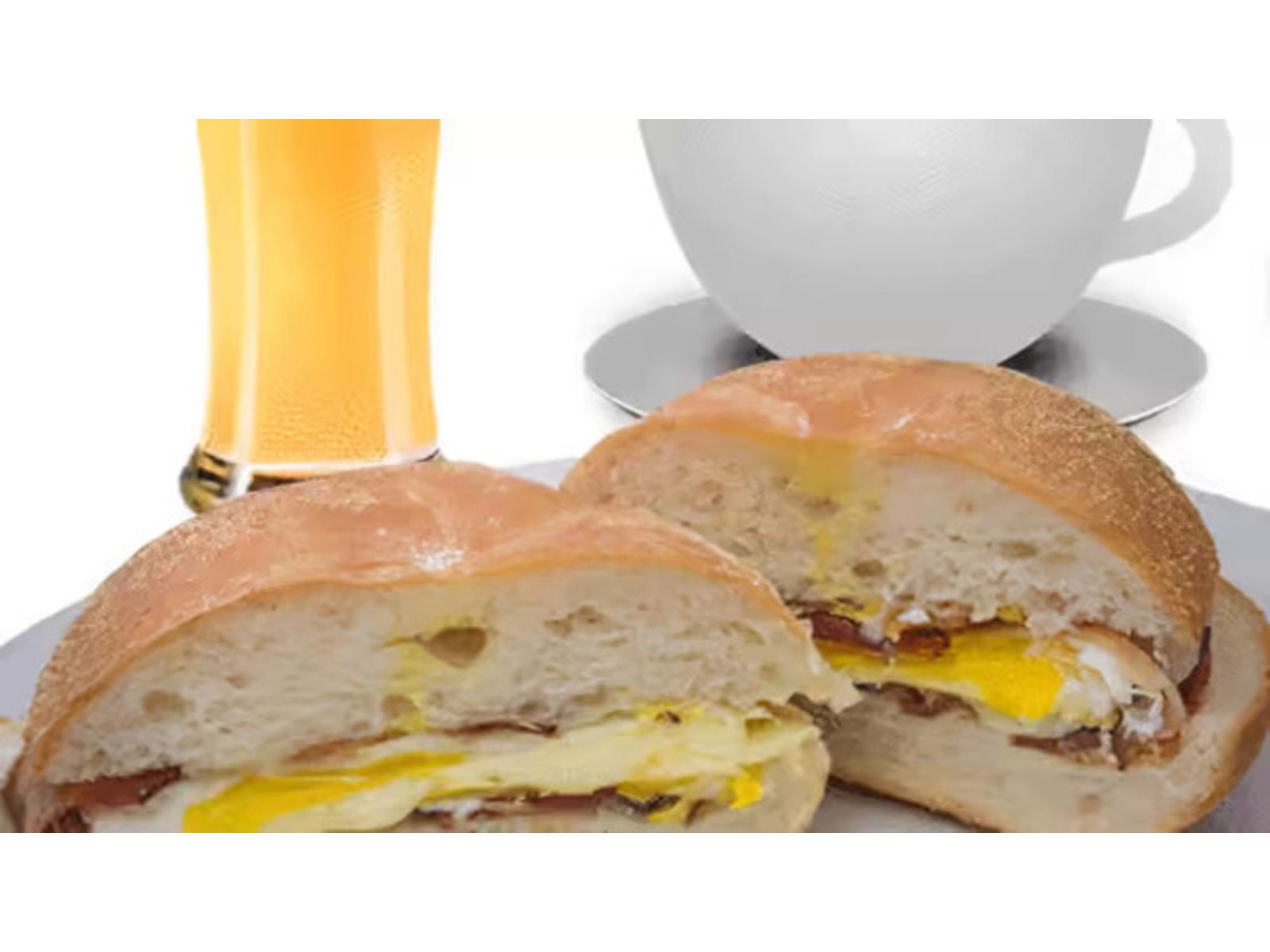 Two Eggs On A roll Sandwich