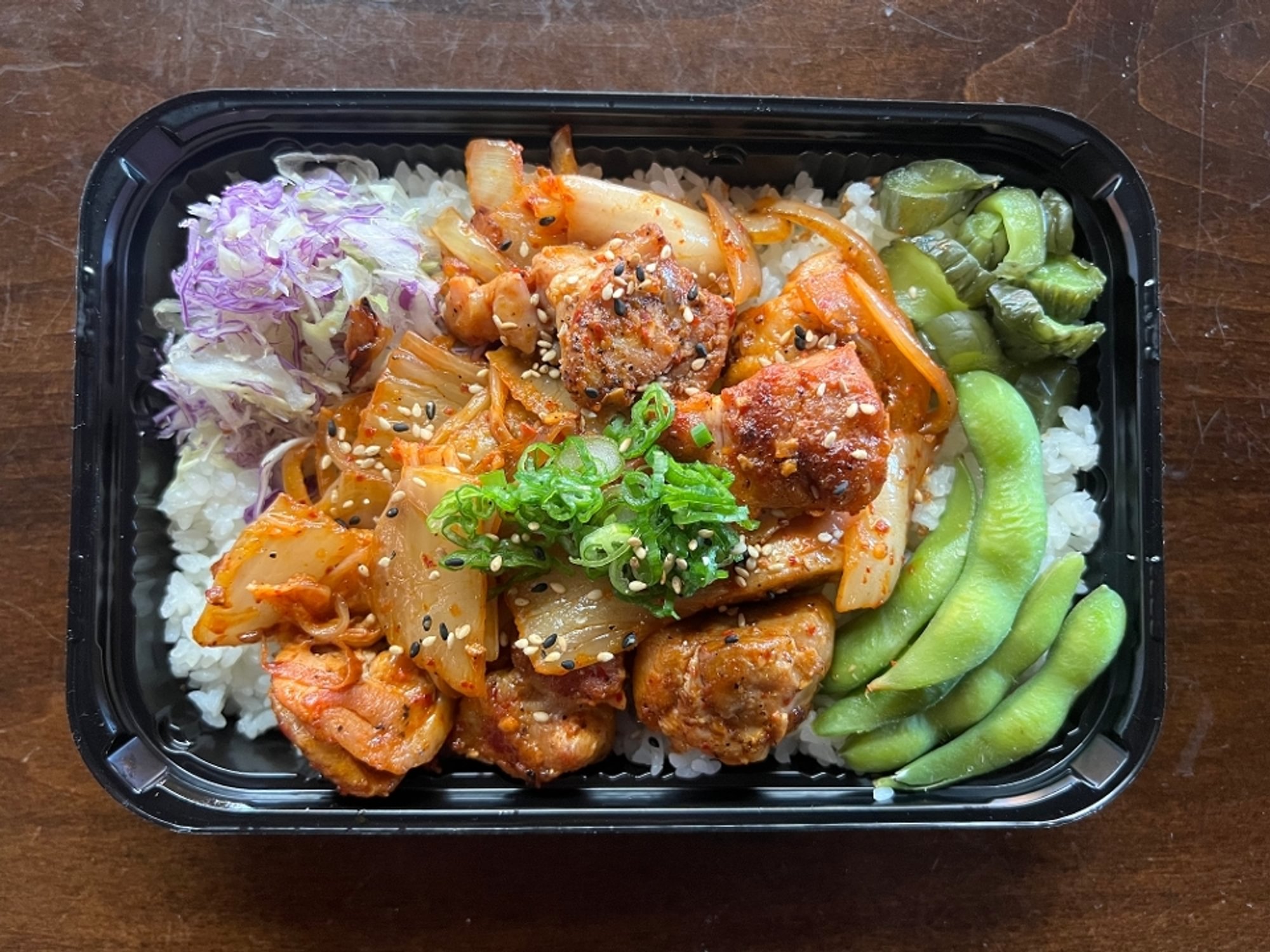 Chicken Kimchi Stir Fry Bento