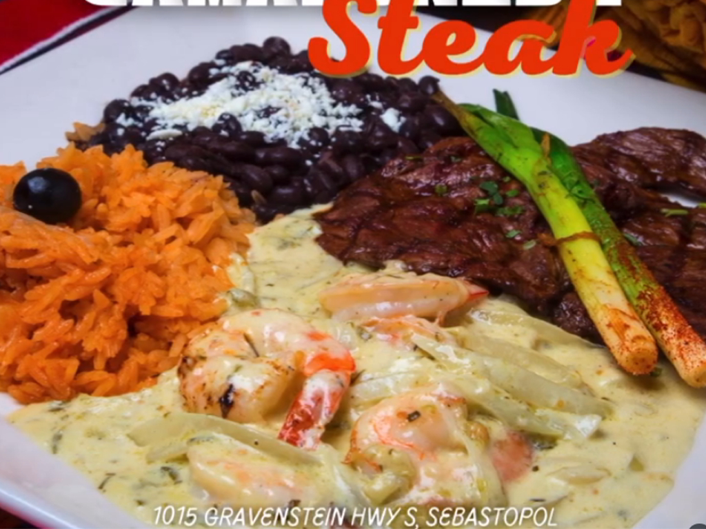 Creamy Camarones & Steak