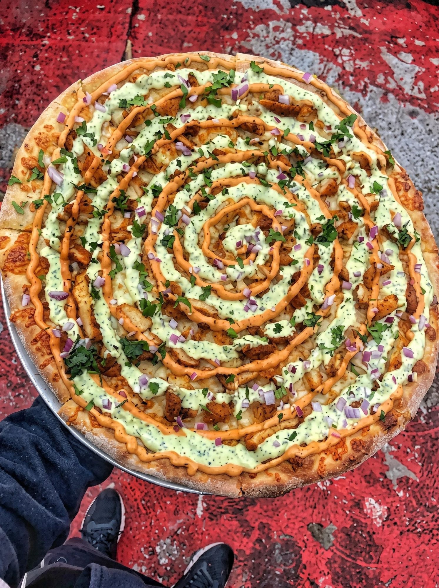 12" Fuego Chicken Pizza