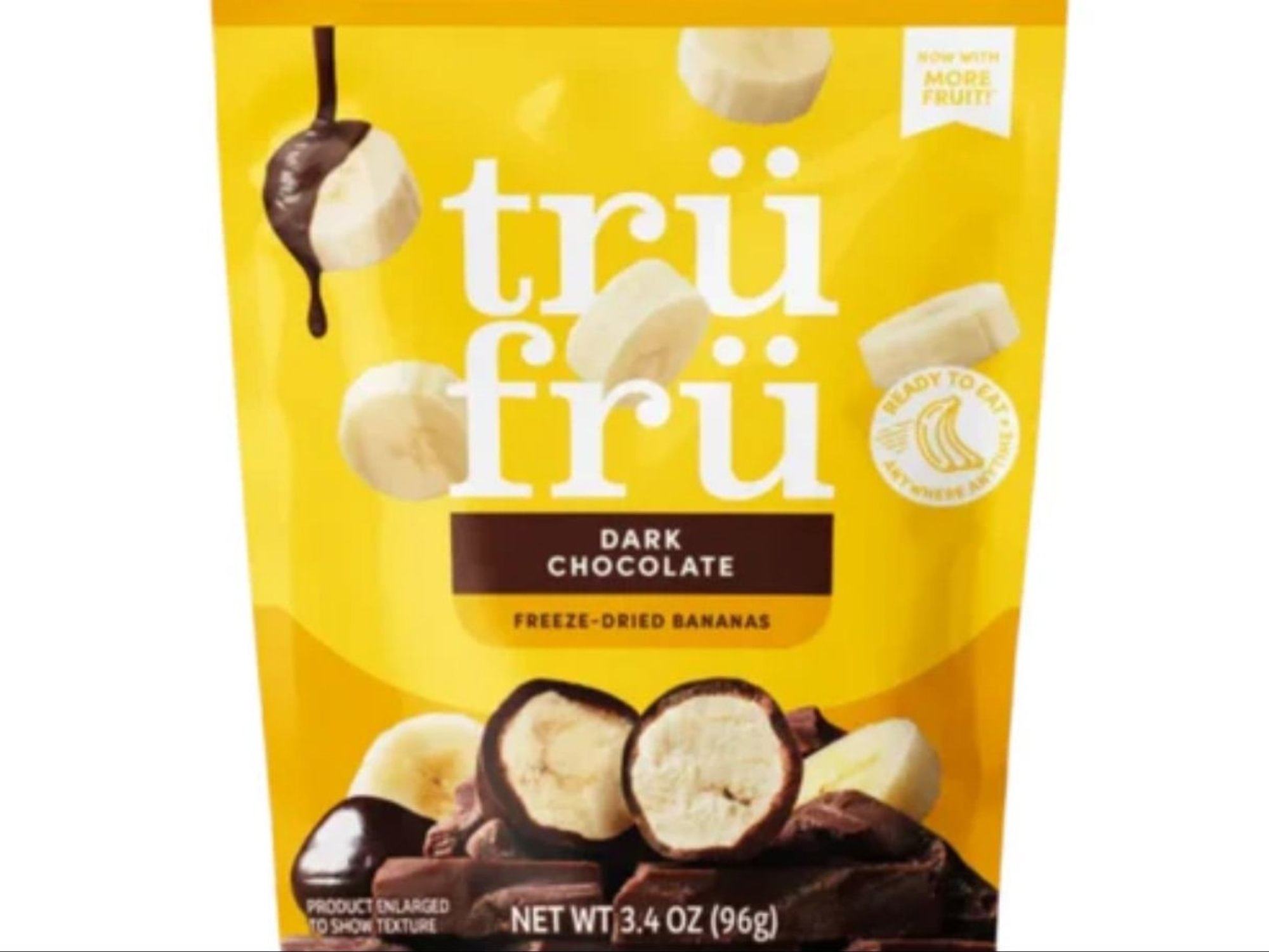 Tru Fru Nature's Bananas in Dark Chocolate 4.5oz - 6ct