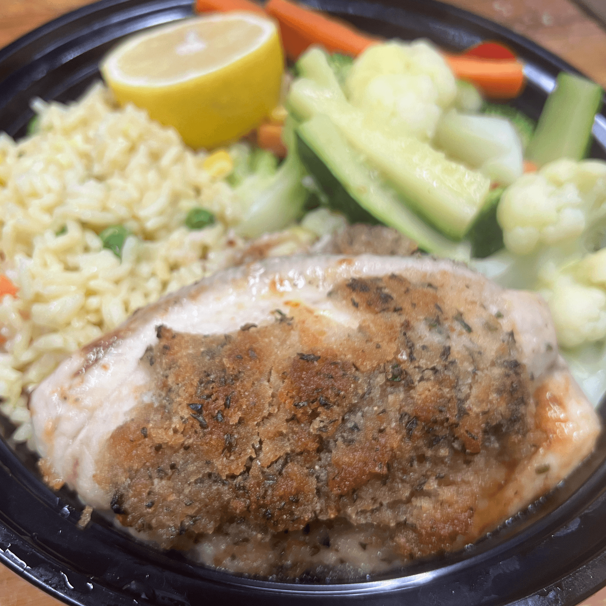 Tilapia Oreganata with Lemon