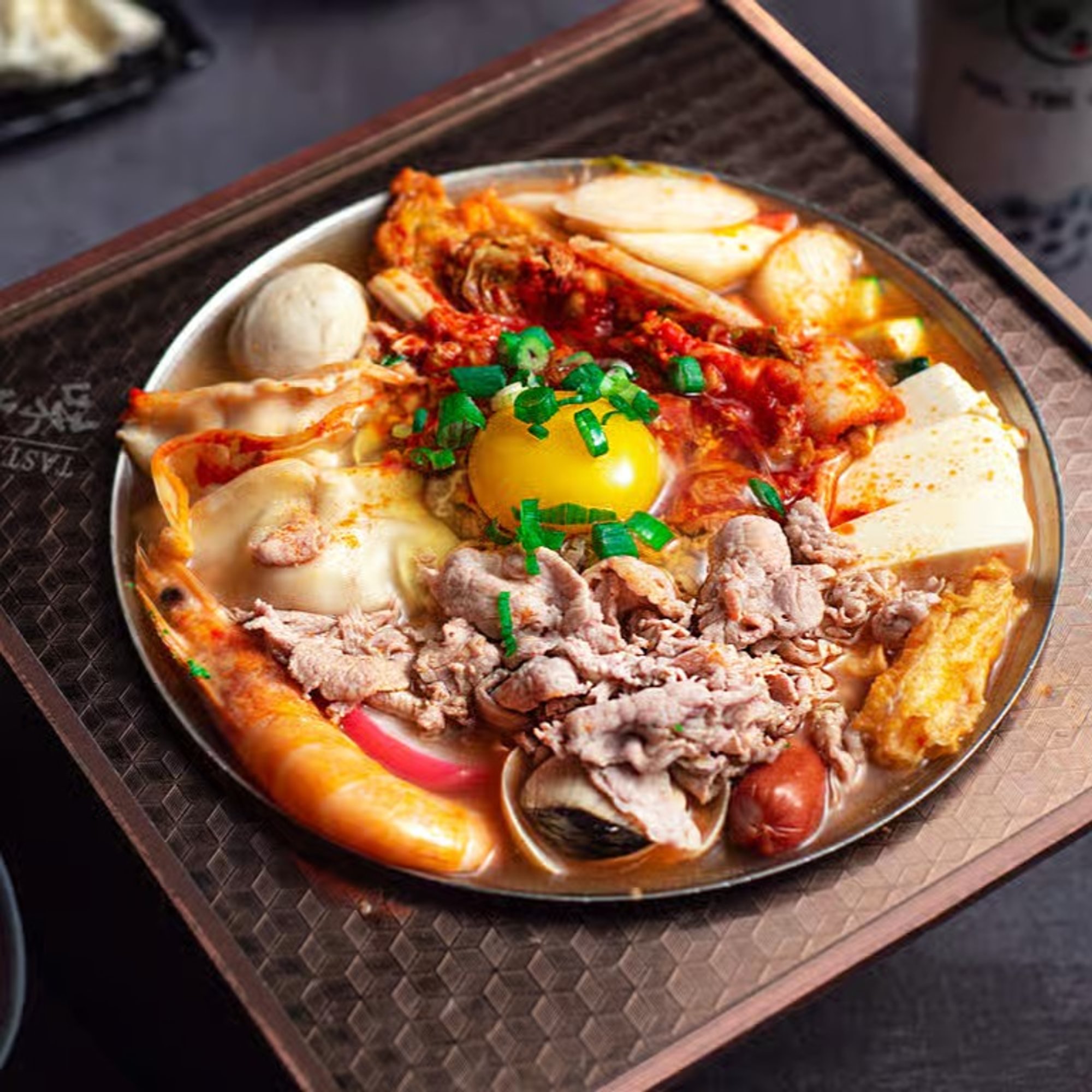 Kimchi Dumpling Hot Soup