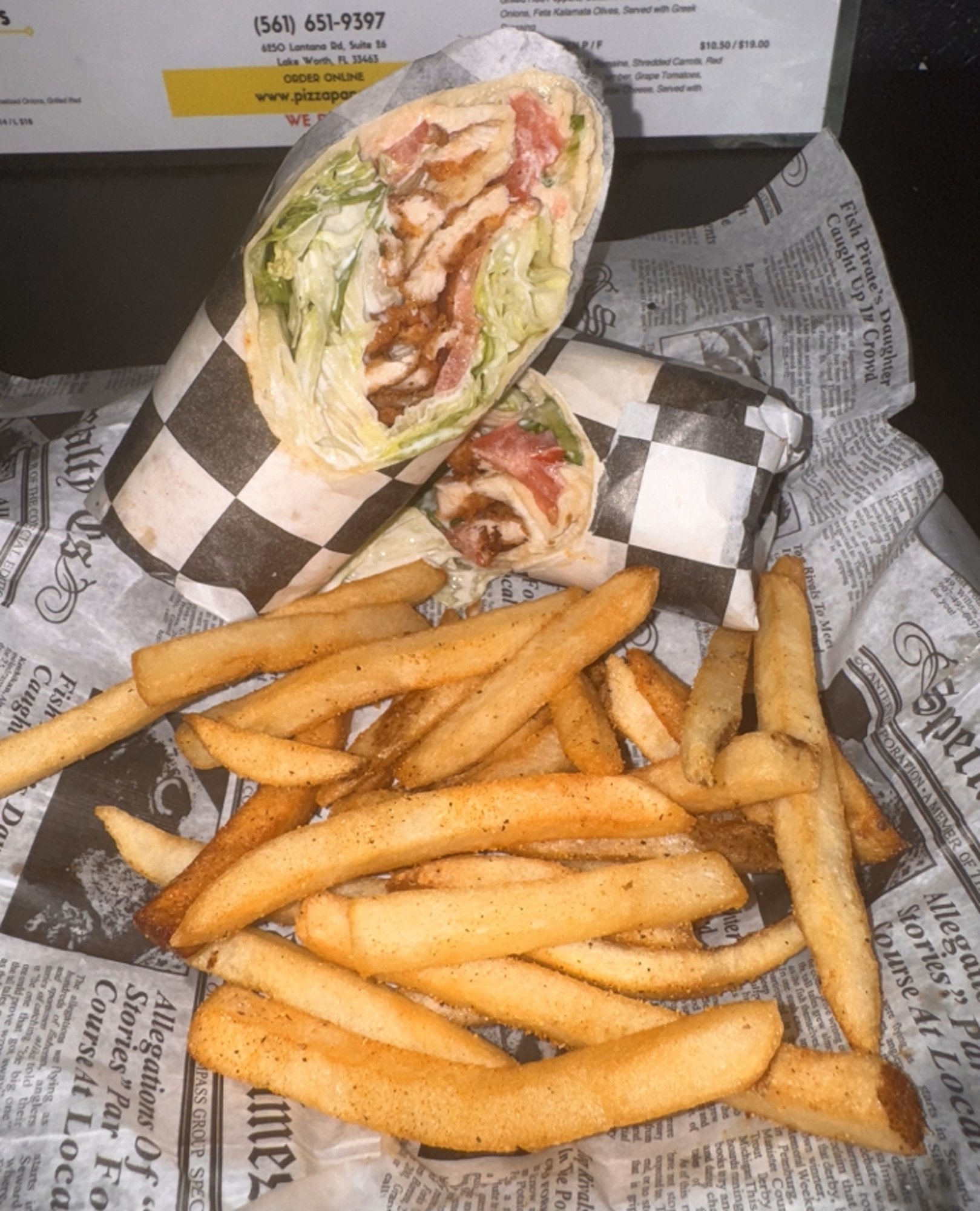 Crispy Chicken Ranch Wrap