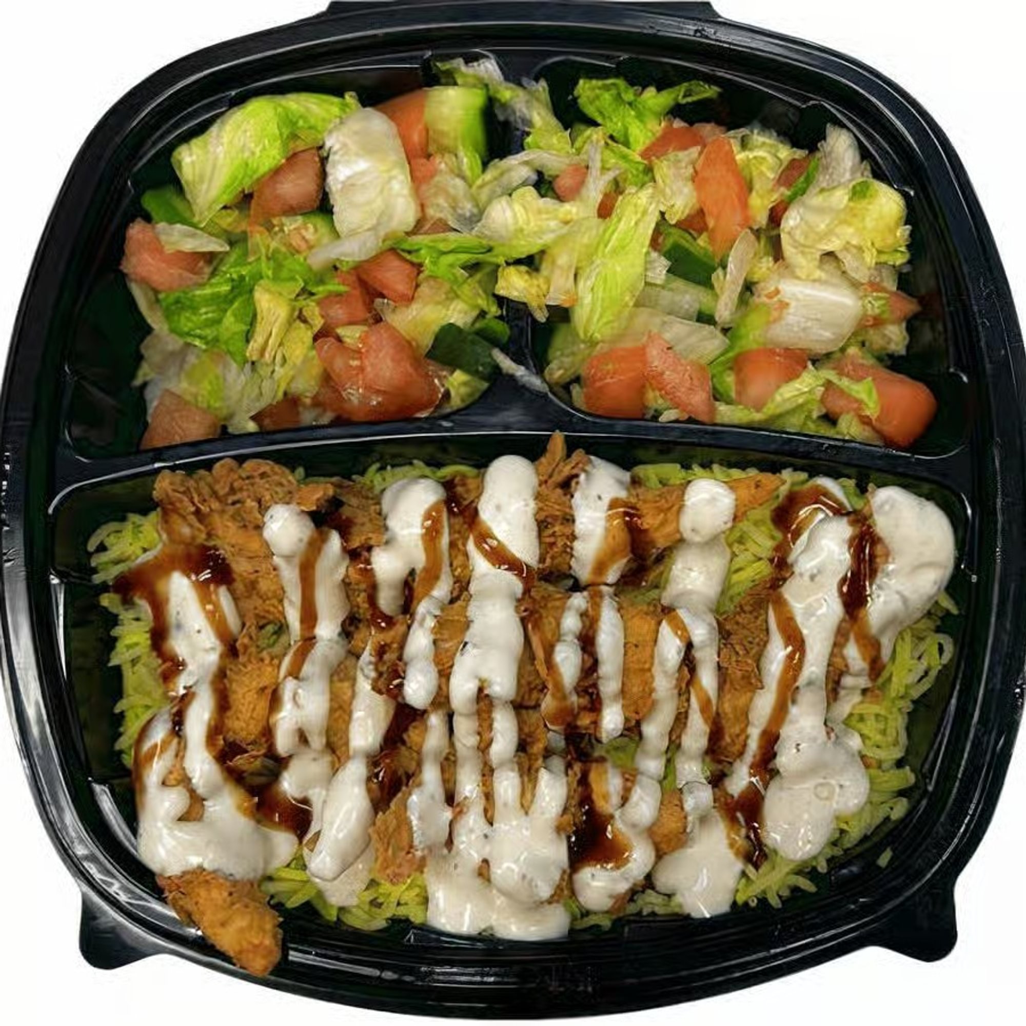 Fried Chicken Strips with Rice & Salad+Soda