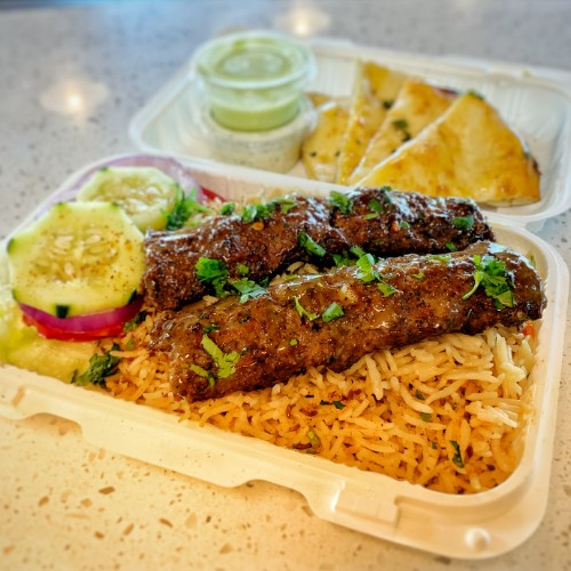 🔥 Beef Seekh Kabob Platter