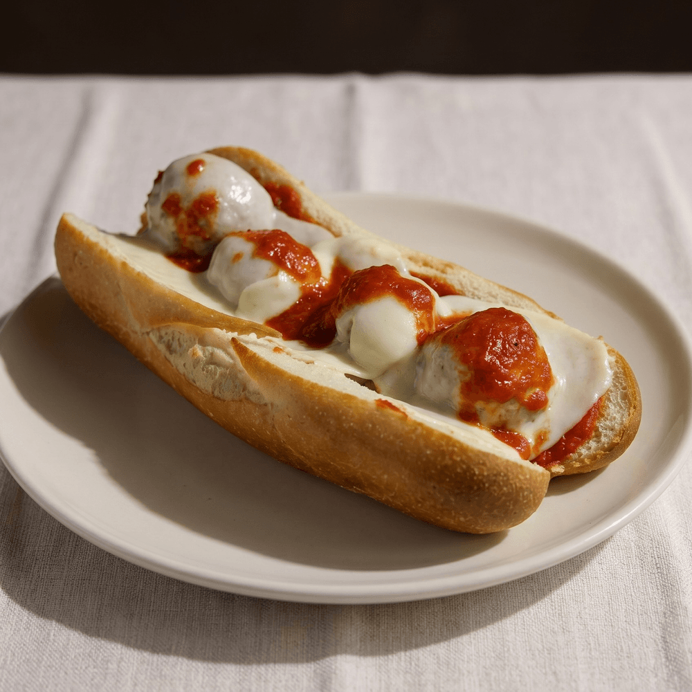 Meatball Parmigiana Hero
