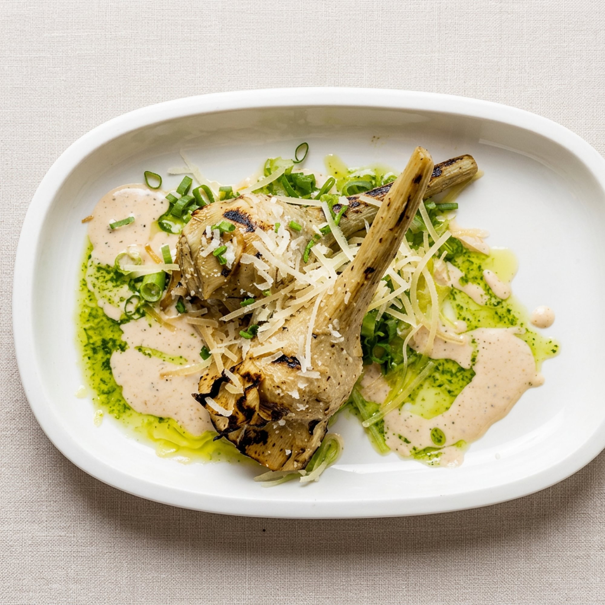 Marinated Grilled Artichoke