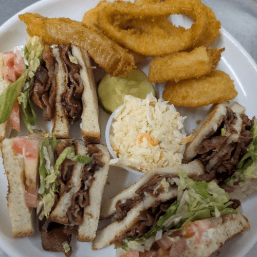 #9 Bacon, Lettuce and Tomato Club Sandwich