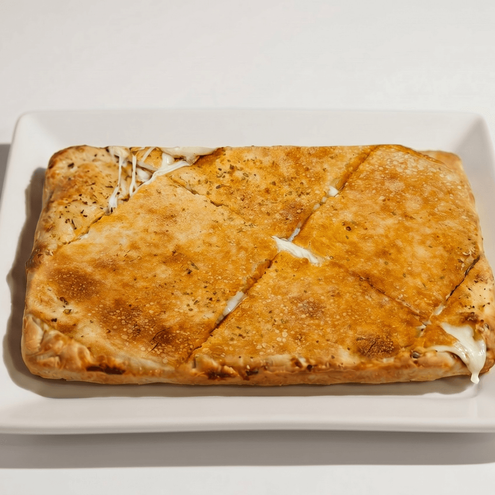 White Double Crust Pizza