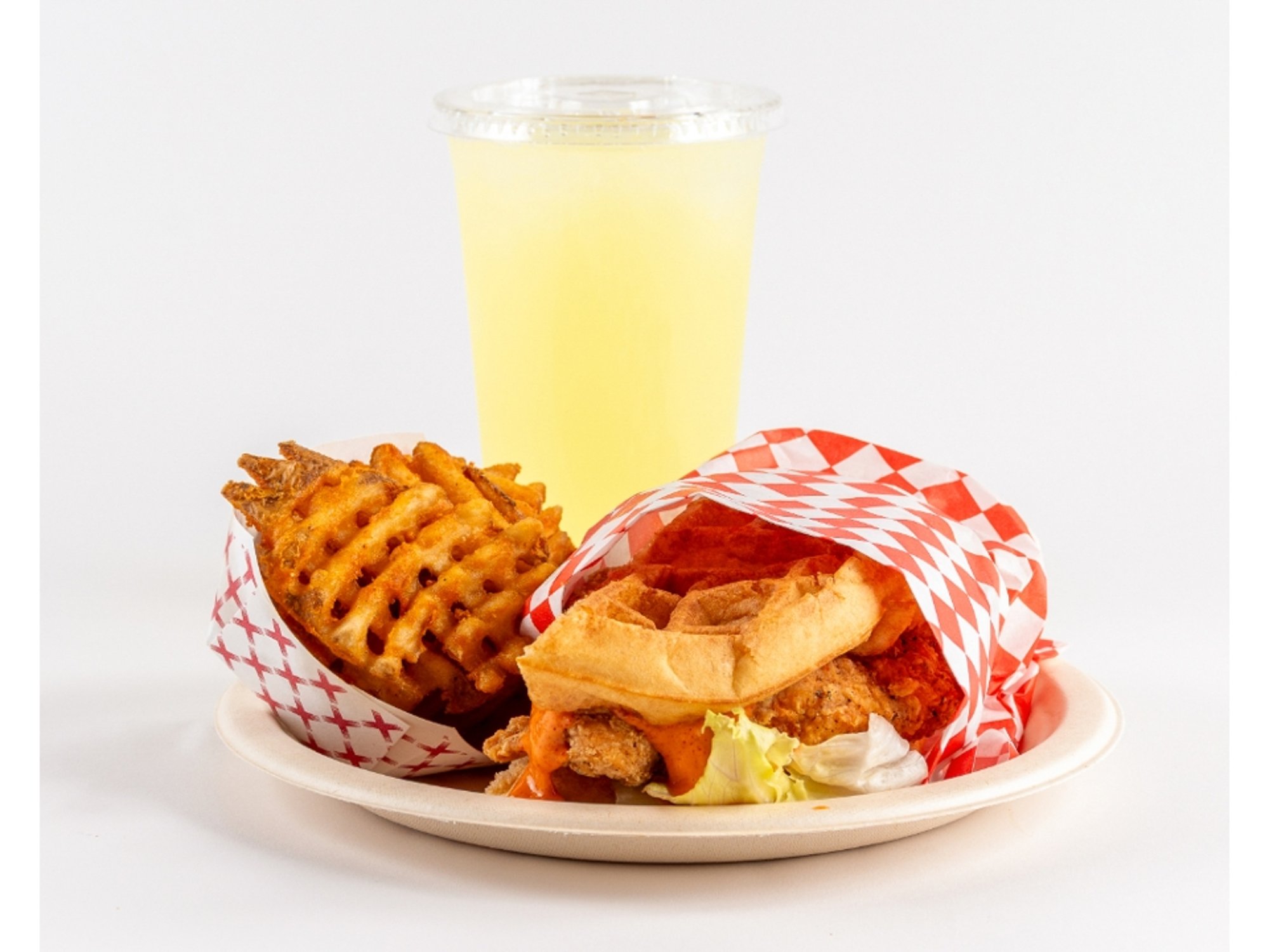 Blazin Chicken & Waffle Sandwich