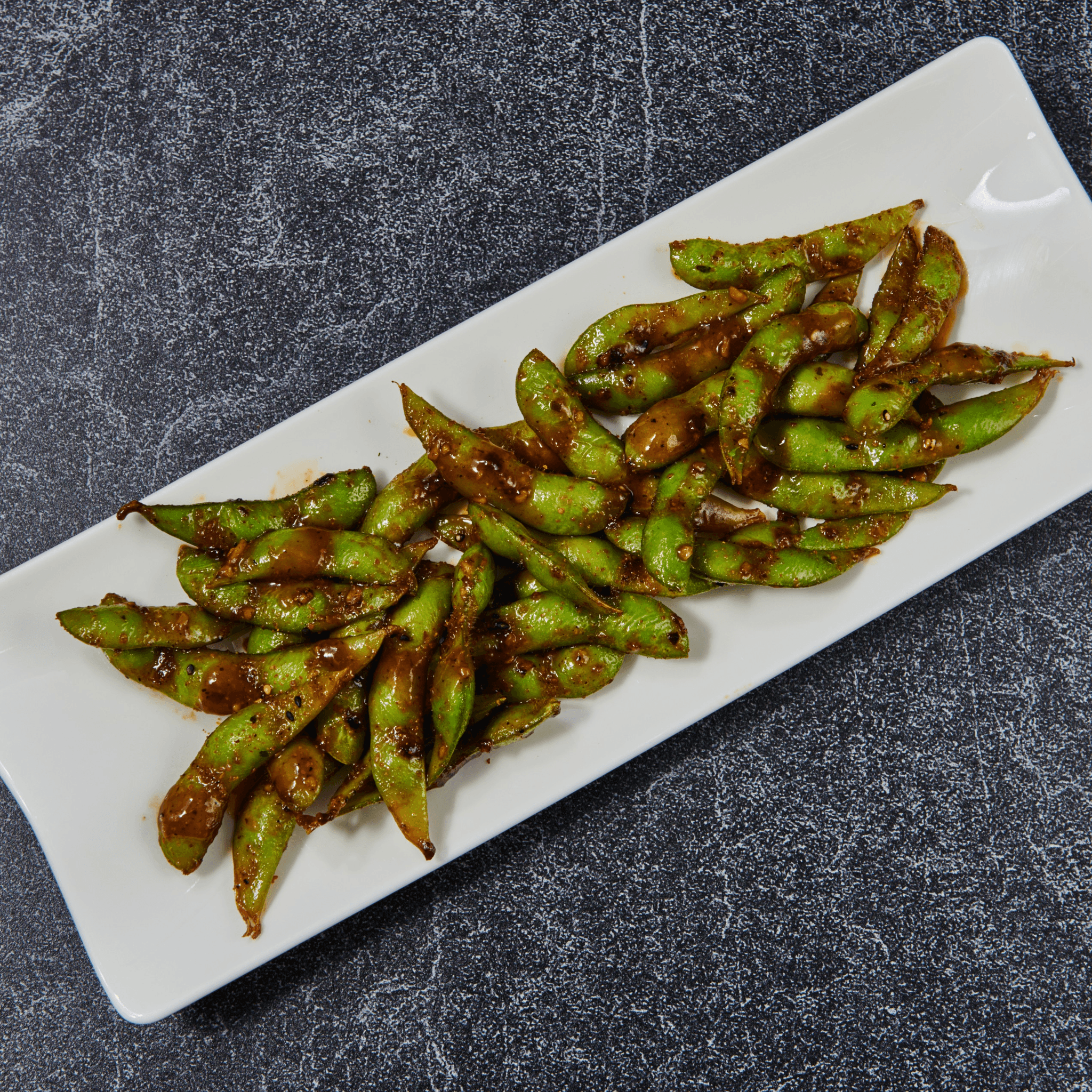 Spicy Garlic Edamames
