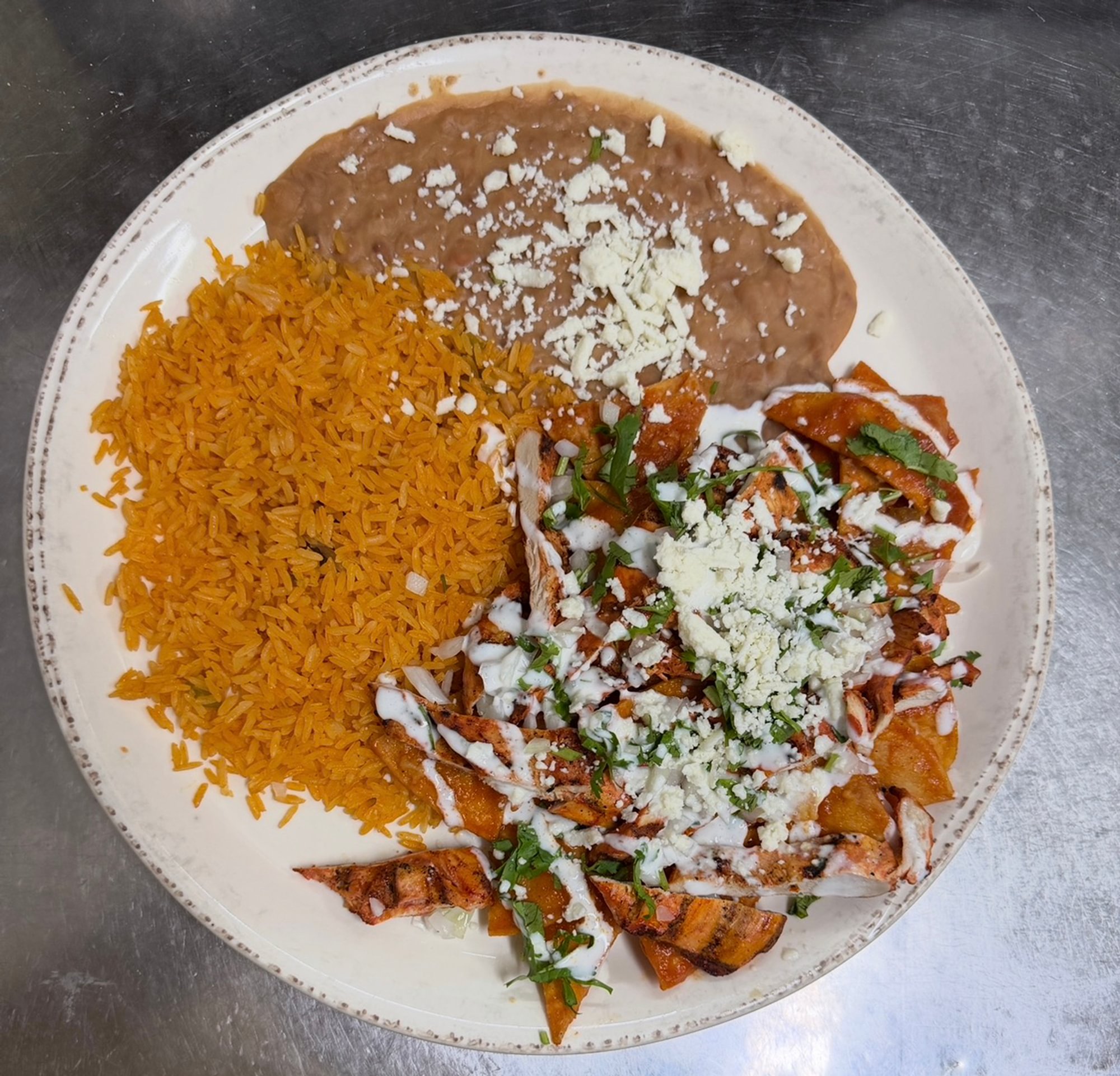 Chilaquiles Grill Chicken