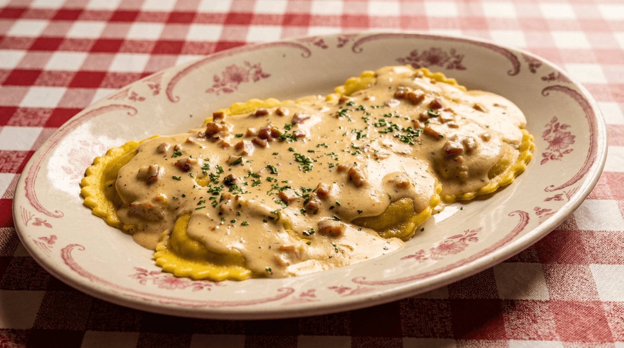 Mushroom Ravioli