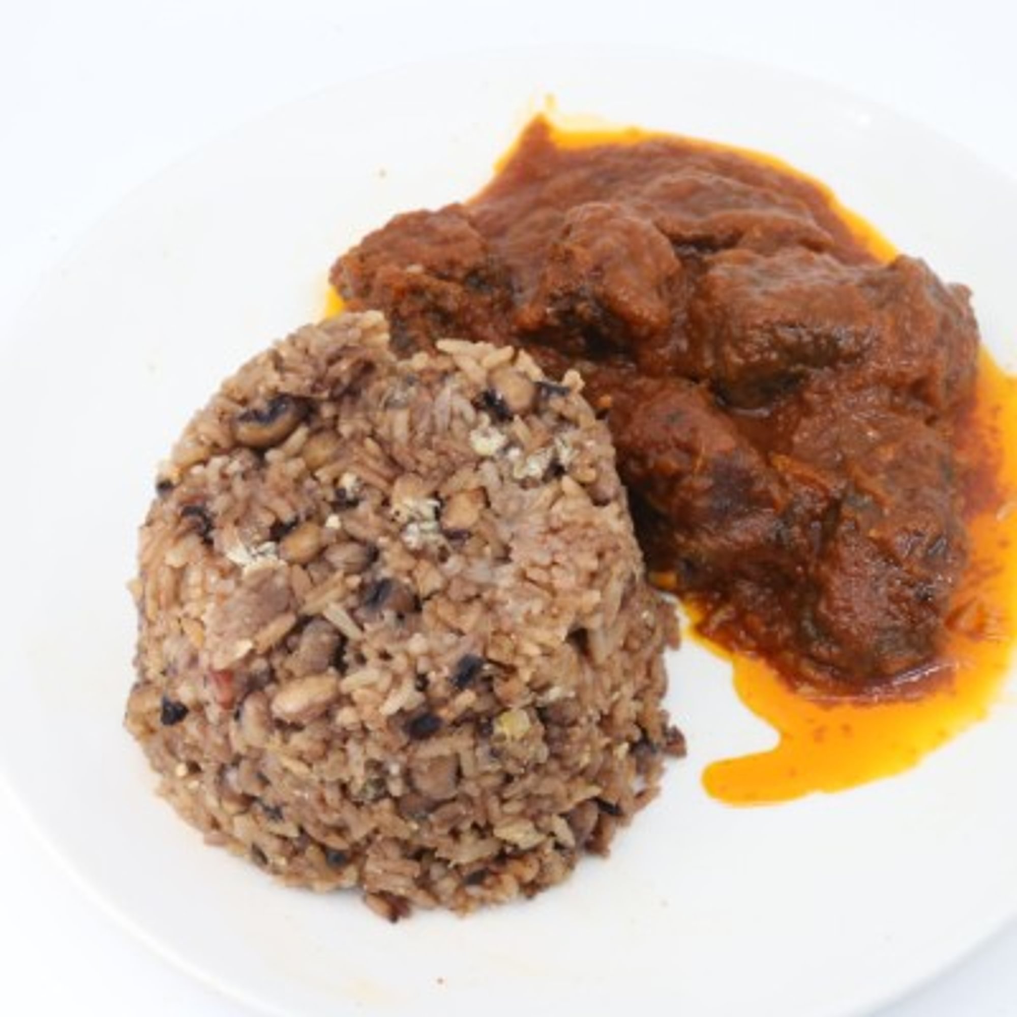 Waakye & Goat Small