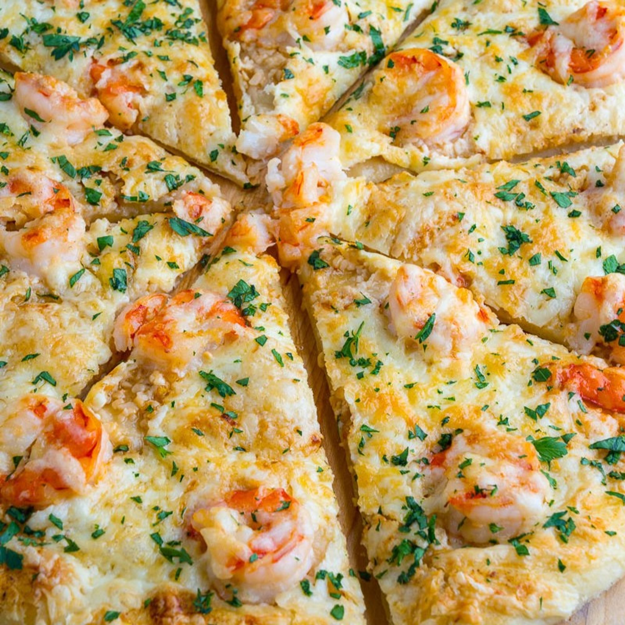 Shrimp Scampi Pizza - Large 15"