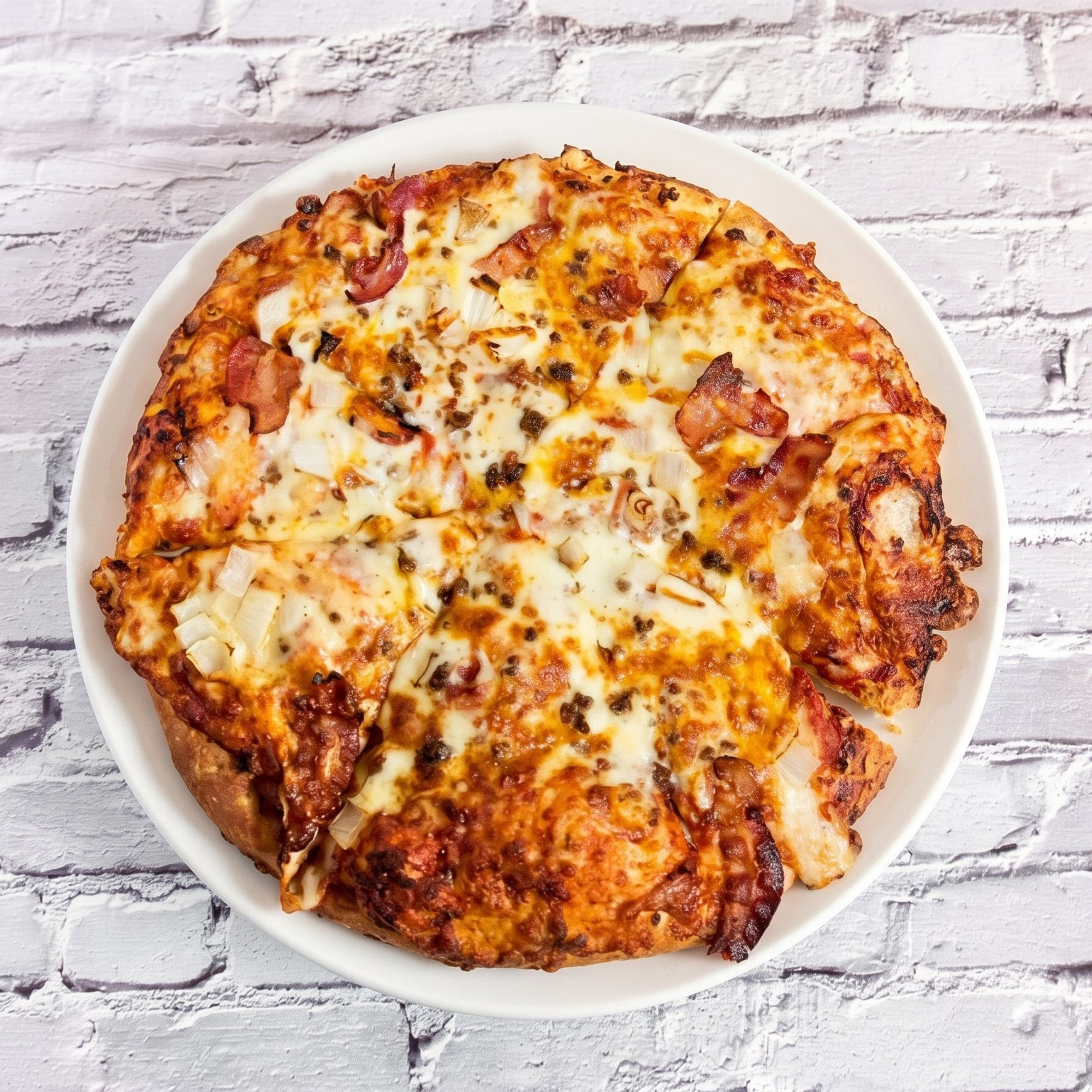 Bacon Cheeseburger Pizza