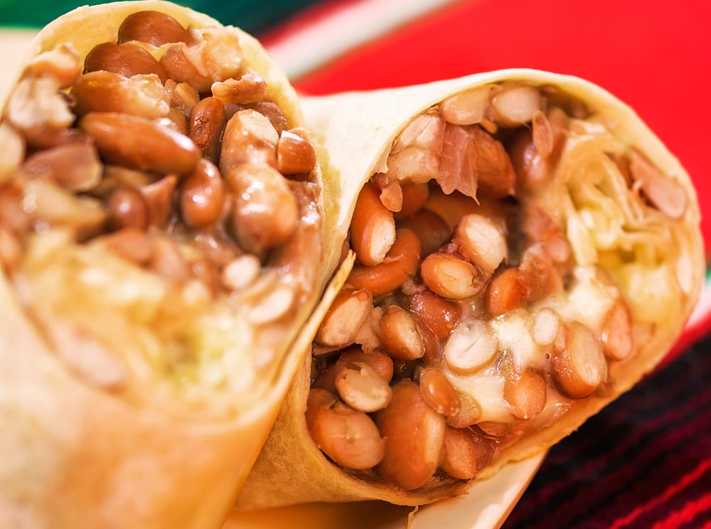 Mini Cheese & Beans Burrito