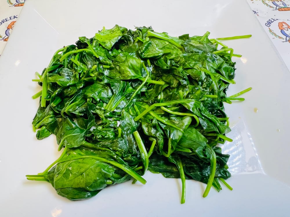 Steamed Spinach
