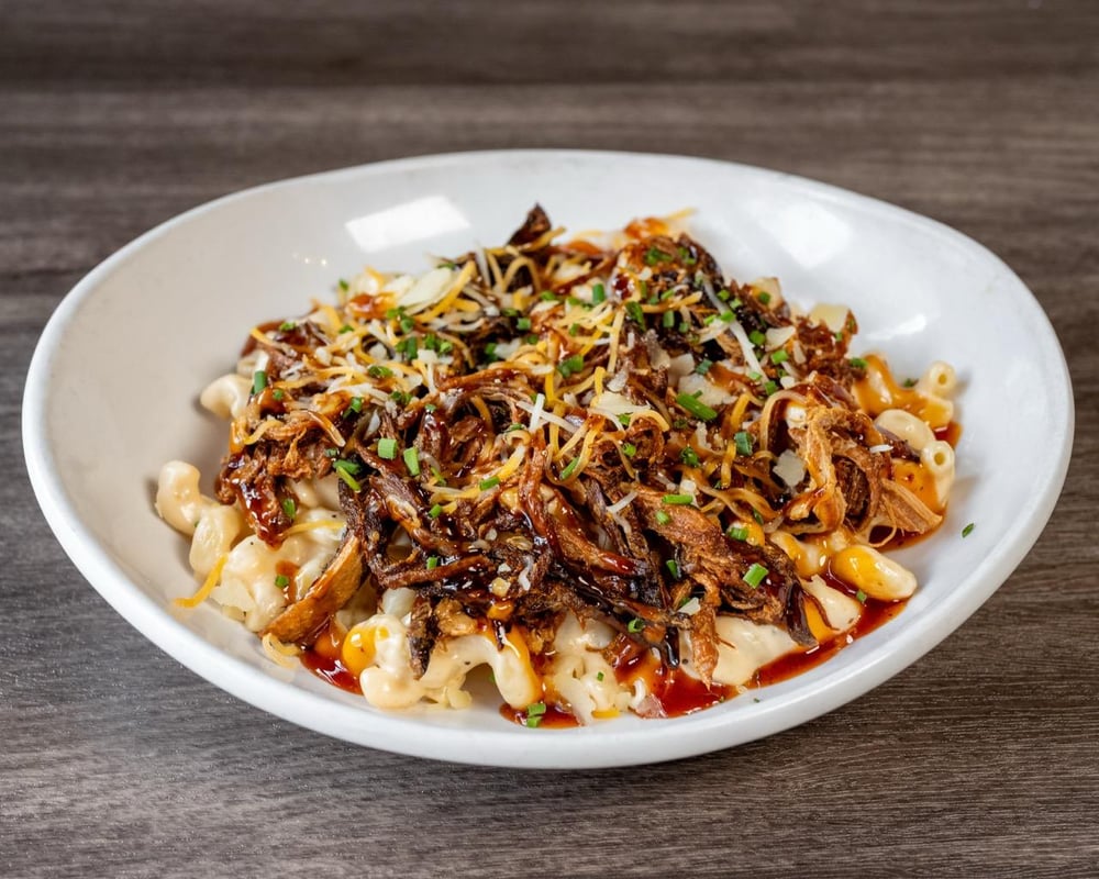 Bourbon Bacon Mac N Cheese