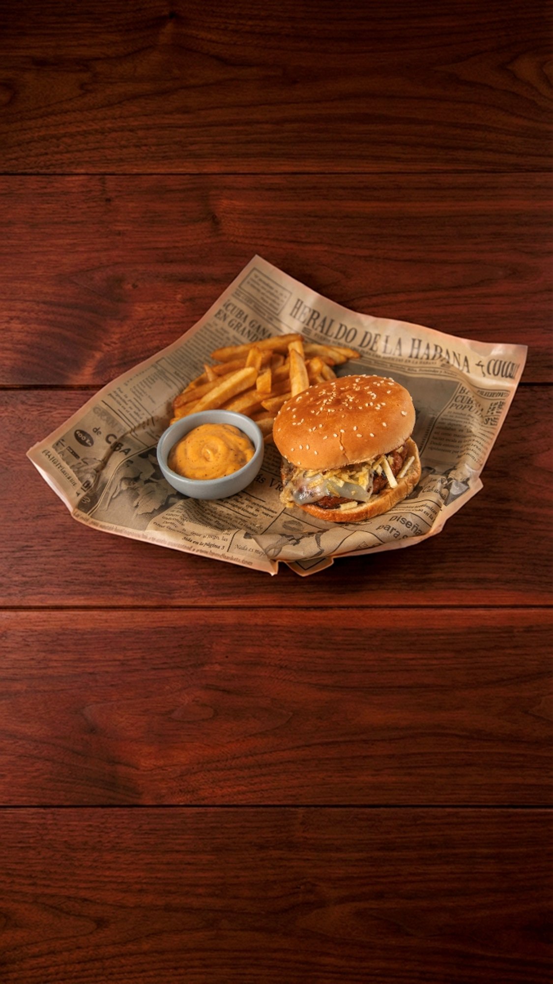 Cuban burger "La frita"
