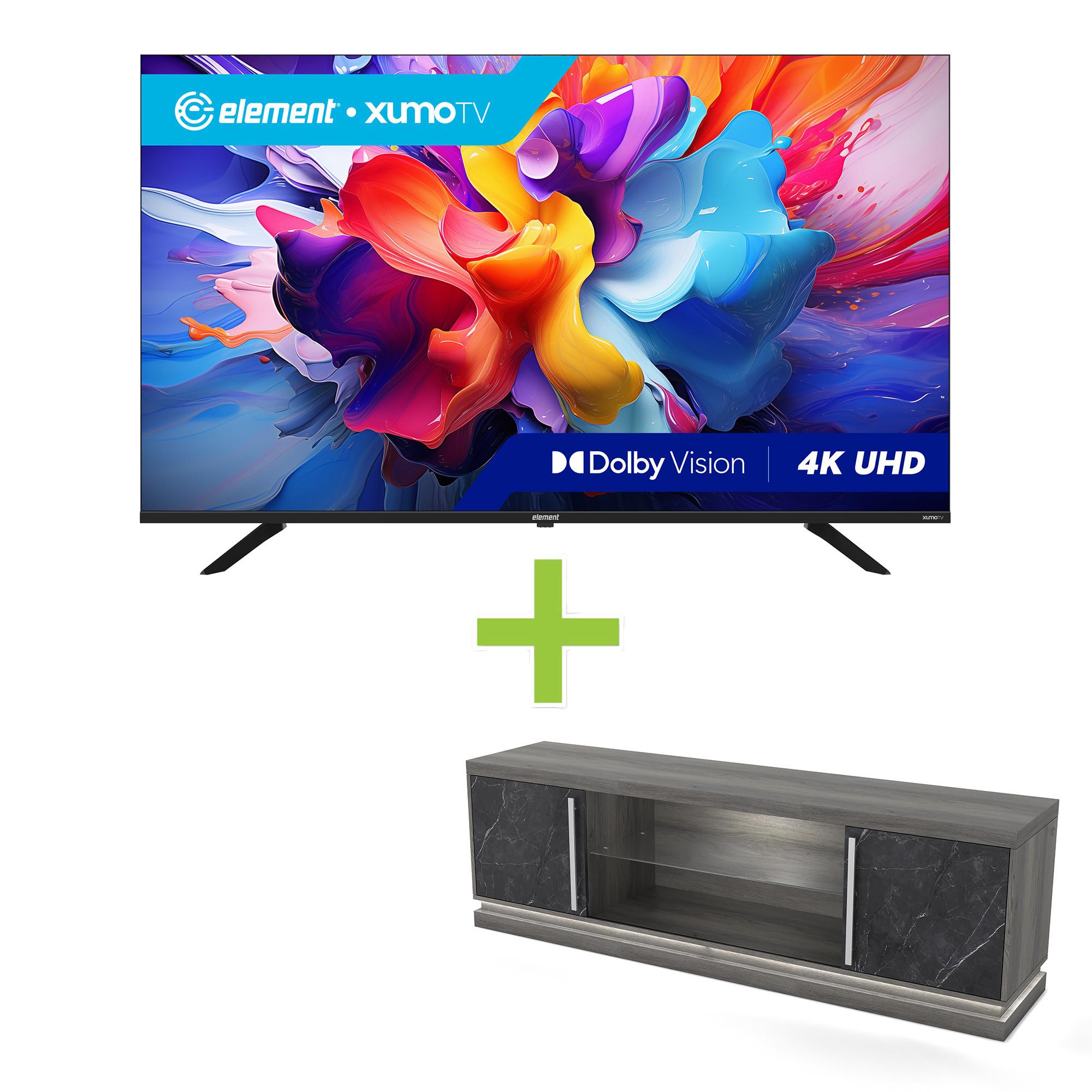 55" Element TV w/ 70" TV Stand