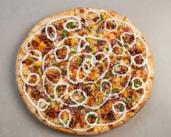 BBQ Chicken Pizza Slice