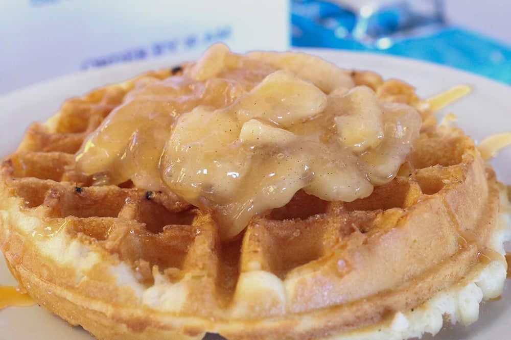 .Apple Vanilla Waffle