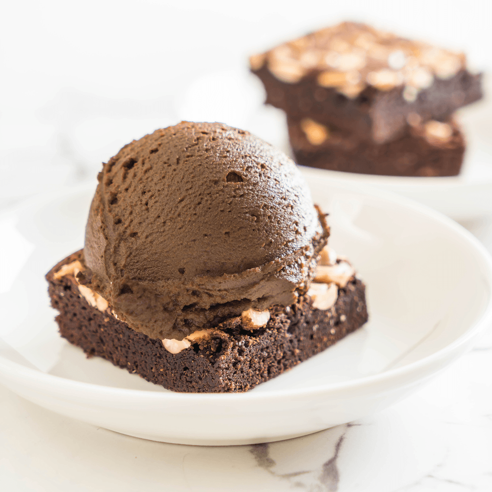 Brownie with Ice Cream